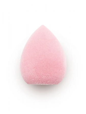 Вельветовый косметический спонж для макияжа Персик, 1 шт